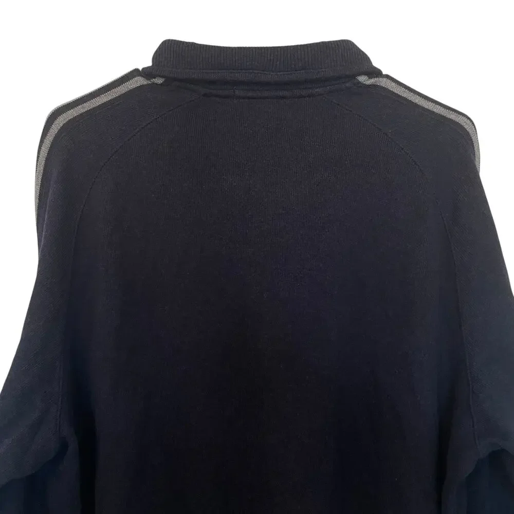 NWT Banana Republic Full Zip Cotton Heavyweight Jacket Black Mens Size XL